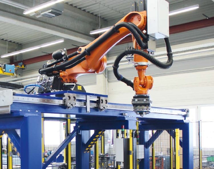 tubos corrugados abraçadeiras REIKU proteção cabos elétricos e mangueiras em robôs industriais ABB KUKA COMAU FANUC MOTOMAN YASKAWA UNVERSAL ROBOTS